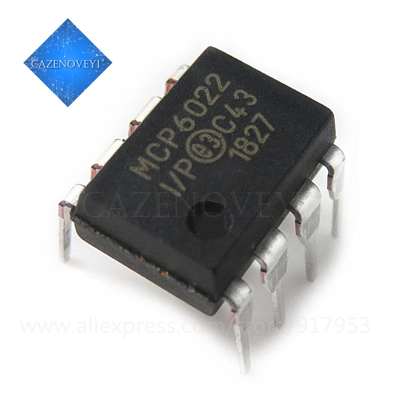 2 ชิ้น MCP6022-I/P MCP6022 DIP-8 ชิป