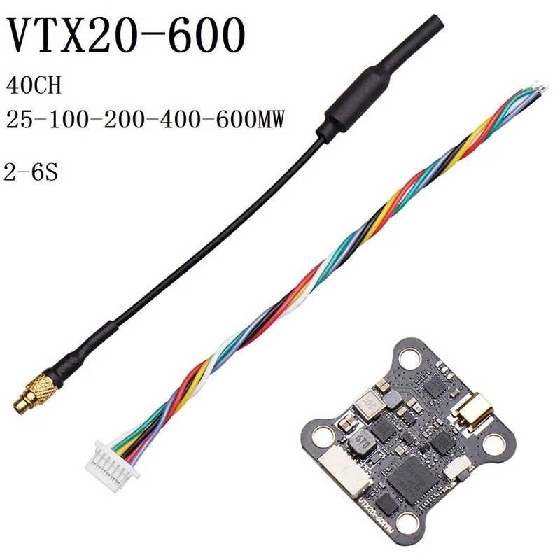 ▥ JHEMCU Crossover 5.8G การส่งภาพ Vtx20-600 เครื่องส่งสัญญาณ FPV Pitmode 25Mw 100Mw 200Mw 400Mw
