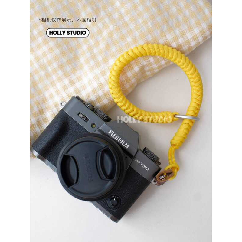 สายรัดข้อมือกล้องเหมาะสําหรับ Fuji xt30 รุ่นที่สอง 5xs20 สายคล้องมือ 50 เชือกเส้นเล็ก zve10 Sony a7c