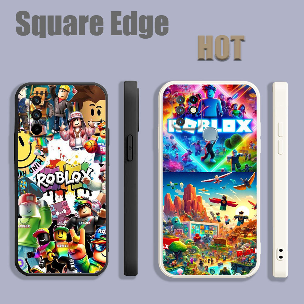 ปลอกสําหรับ Tecno Camon 18 18P 18T Spark Go 2022 ROBLOX เกมน่ารักเพื่อน BOG09 เคสโทรศัพท์ขอบสี่เหลี่