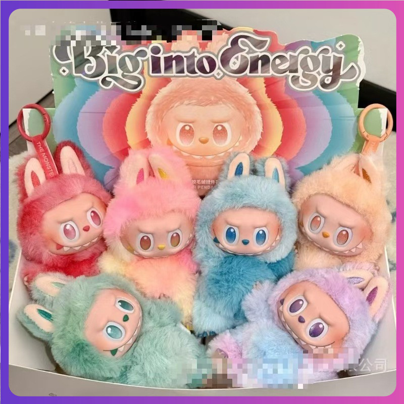 [การประกันคุณภาพ] 17 ซม. Popmart Labubu 3.0 Third Generation ด้านหน้า High Energy Series ตุ๊กตา Plus