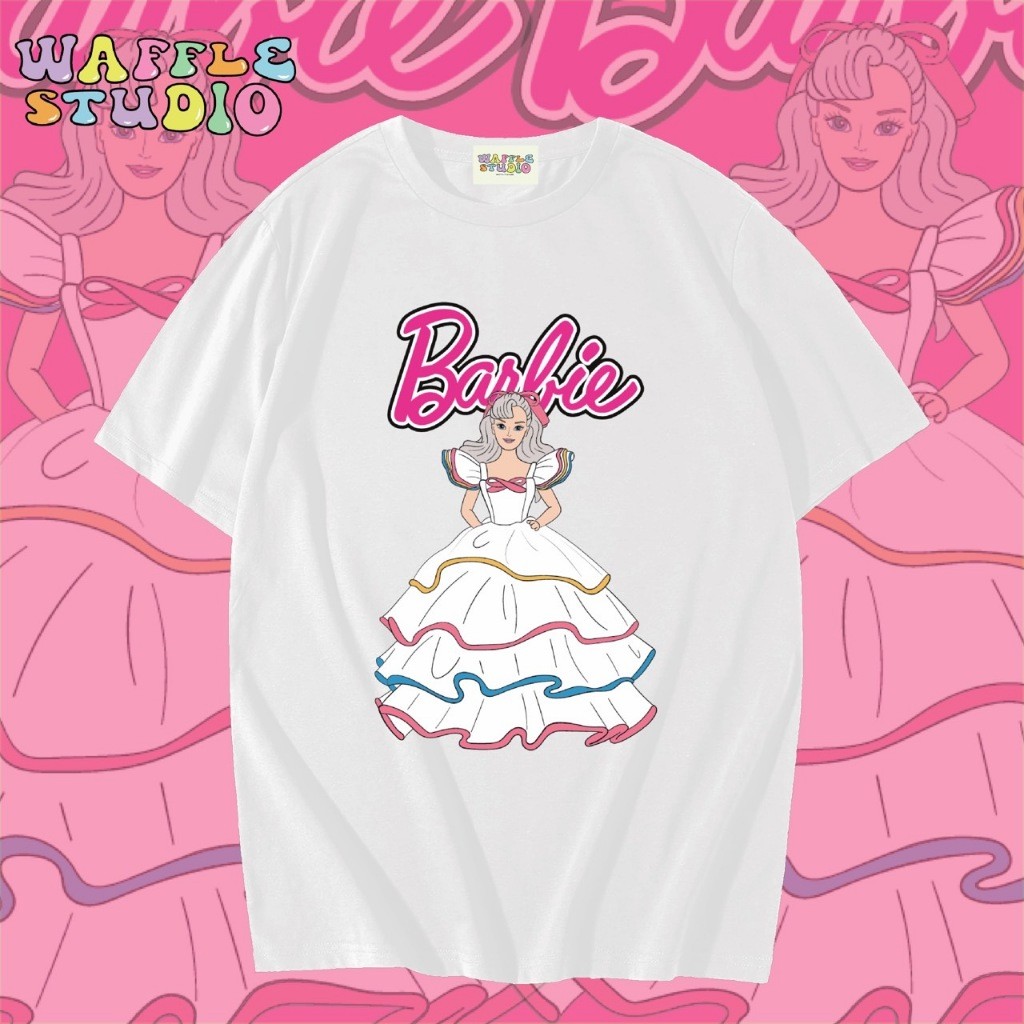 [ ส่งฟรี  ] WS1441 เสื้อยืดโอเวอร์ไซส์ ผ้าคอตตอน 100% เสื้อยืดเกาหลี เสื้อยืด  WAFFLE STUDIO