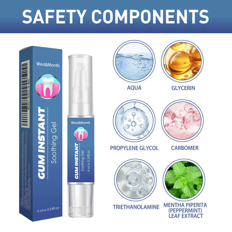 West & Month Gum Care Gum Care ทําความสะอาดฟันในช่องปาก