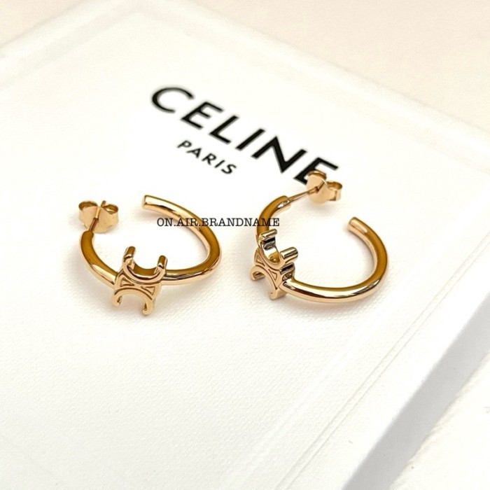 New celine earrings ต่างหู อีกหนึ่งรุ่นฮิต แบบห่วง สวยมาก