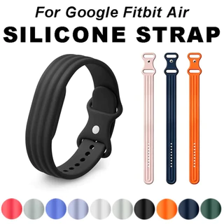ซิลิโคนห่วงสายนาฬิกากีฬาสําหรับ Google Fitbit Air สร้อยข้อมือยาง Breathable Band สายรัดข้อมืออุปกรณ์เสริม