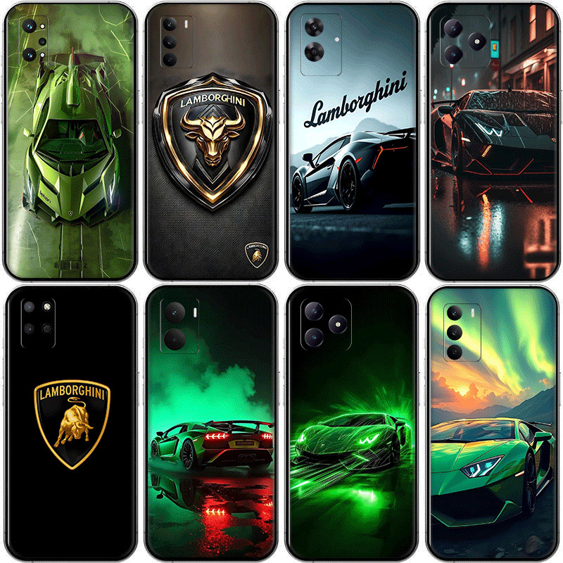 การออกแบบรถประณีต L-9 สําหรับ Realme 3 Pro 5i 5 s 8 Pro Q 6i 7i ความเข้ากันได้ TPU เคสโทรศัพท์ soft 