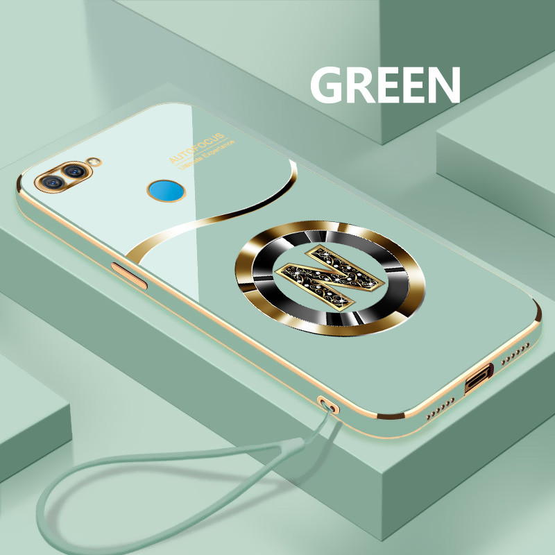 Custom Letter N Softcase สําหรับ OPPO A7 A7n A7x A8 ปลอกทนต่อการตก