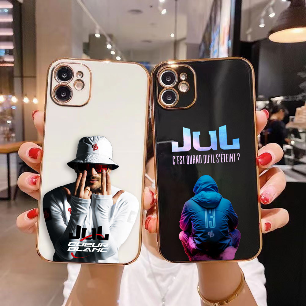 นักร้อง Rapper JuL ฝาครอบ Smooth E-TPU เคสโทรศัพท์สําหรับ Samsung Galaxy S9 S10 S20 S21 S22 S23 S24 