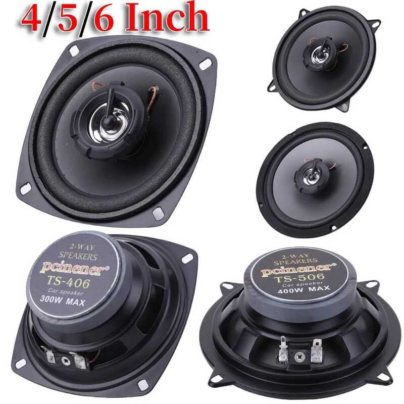 C 4/5/6 Inch Car Speake 600W 2-Way Vehicle Door Auto Audio Music Stereo Subwoofer Full Range Freque