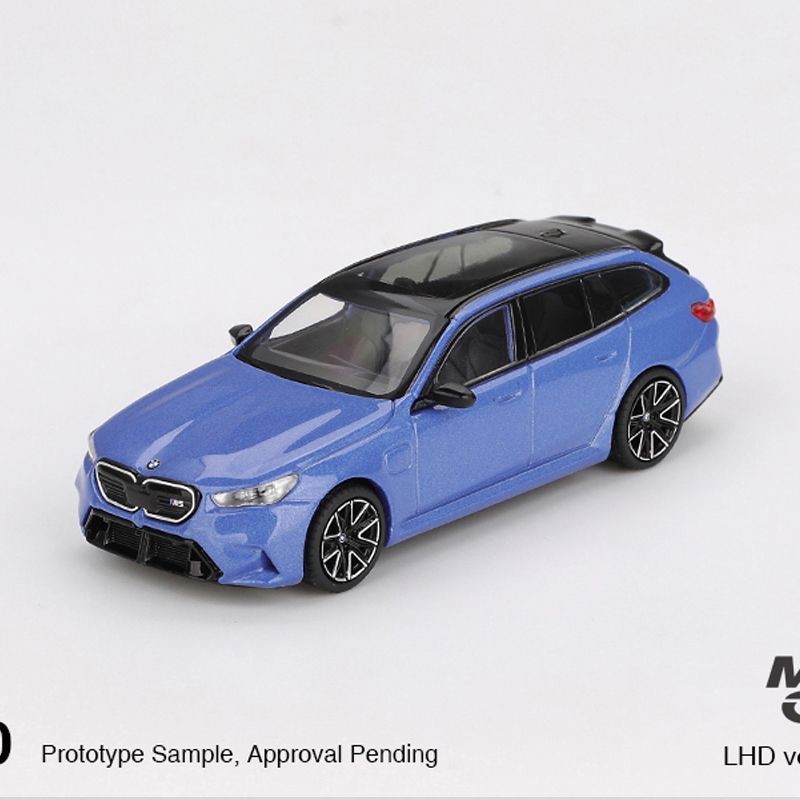 MINIGT 1: 64 BMW BMW M5 Touring (G99) สีน้ําเงิน 1080 #Alloy โมเดลรถยนต์
