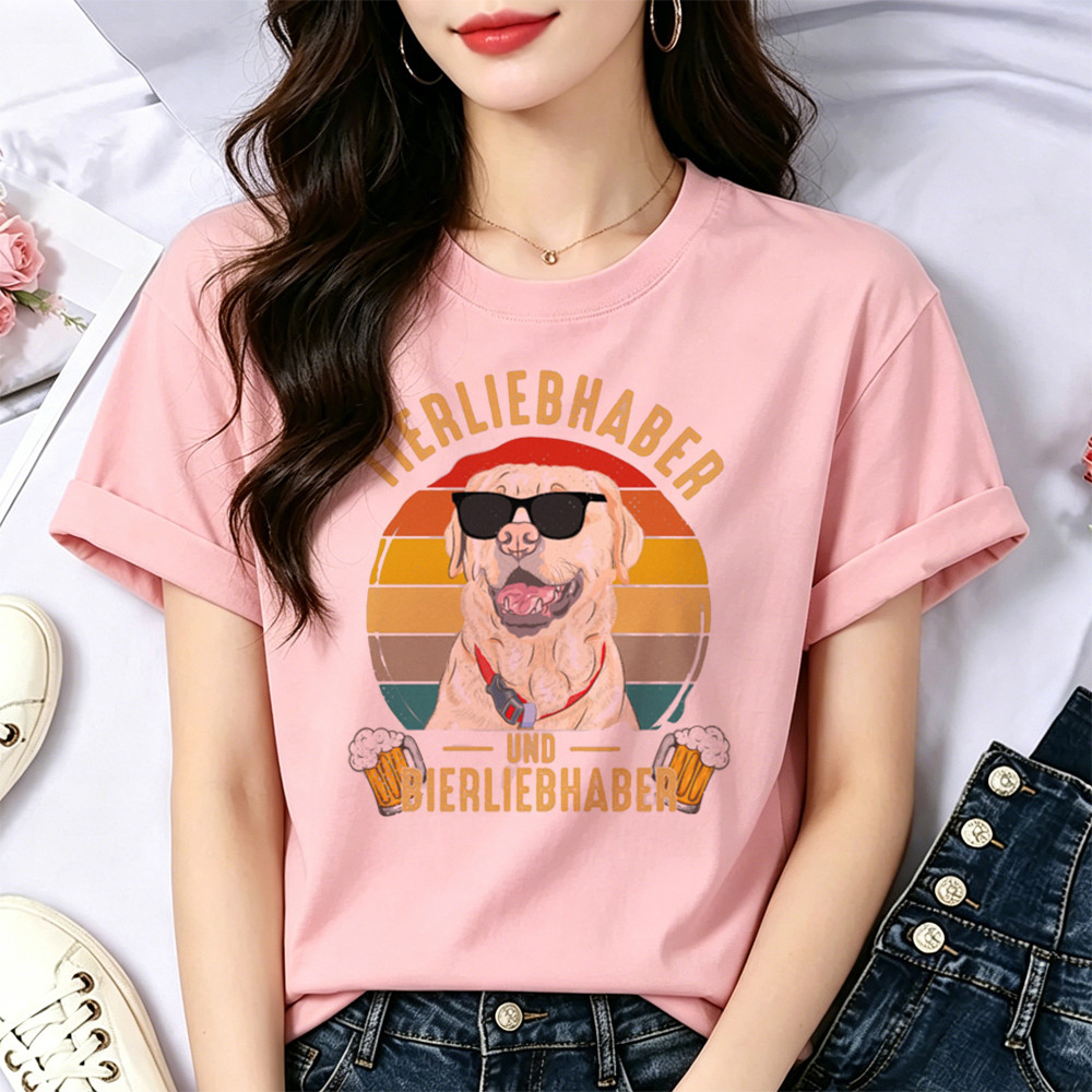 Labrador Retriever t เสื้อ Shoujoo ญี่ปุ่น Retro ทางเลือก grunge น่ารักเสื้อ vintage streetwear 80s 