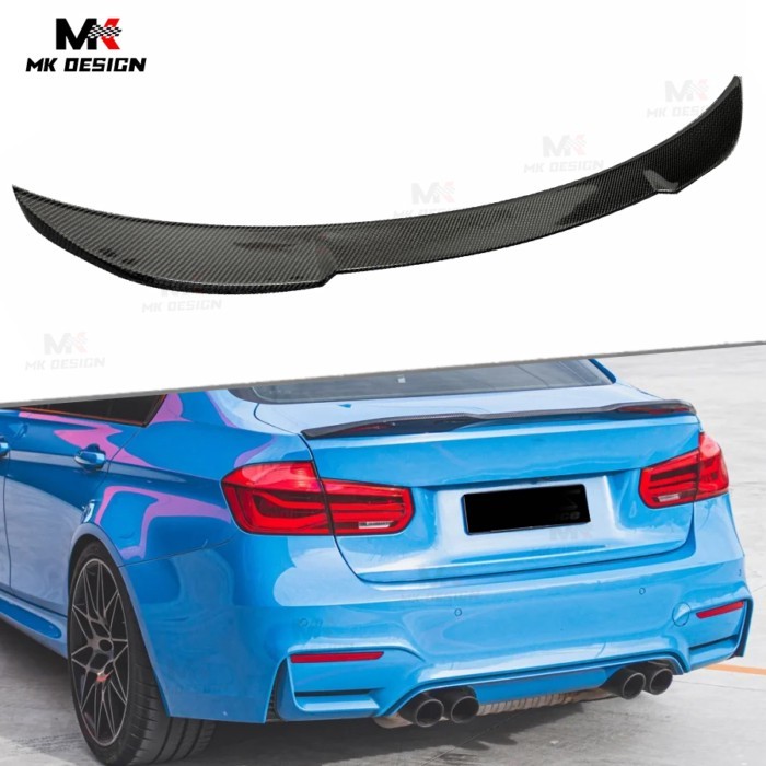 Carbon Fiber CS Style Rear Trunk Lip Spoiler Wing for BMW F80 M3 F82 F83 M4 2014-2020 Rear Boot Spo