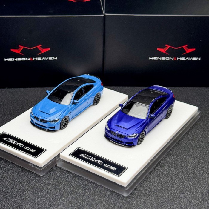 HH รุ่น 1: 64 BMW F82 M4cs โมเดลรถโลหะผสมพร้อมสต็อก