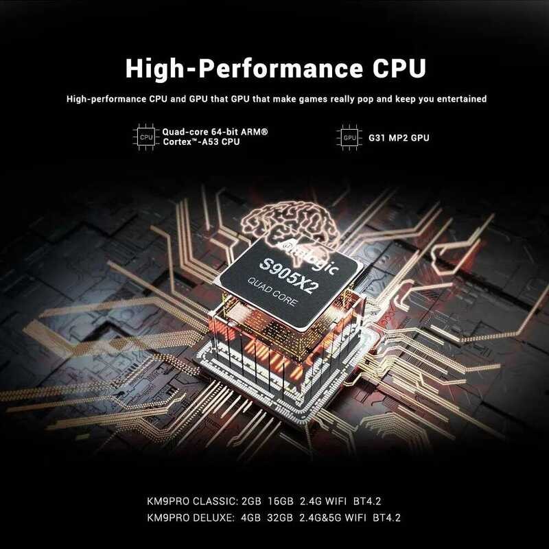 ▥ Mecool Km9 PRO CLASSIC 10.0แอนดรอยด์, แอนดรอยด์2g 16G 4K HDR