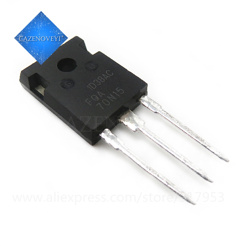 10 ชิ้น FQA70N15 70N15 150V 70A TO-3P ในสต็อก
