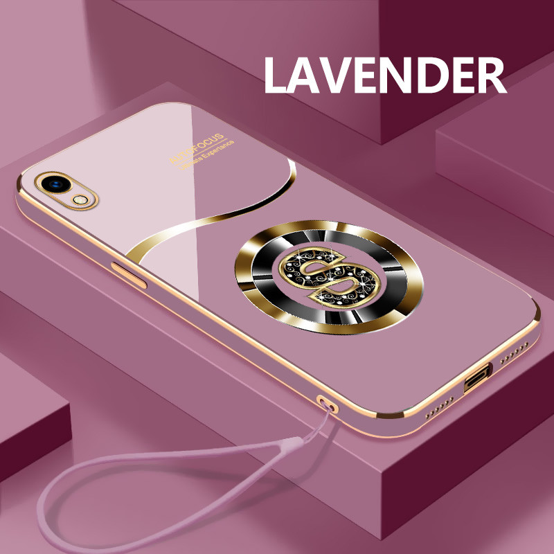 Custom Letter S Softcase สําหรับ VIVO Y91C Y91i Y66 Y67 Y71 Y73 Y75 4G Y75 5G Y81 Y81i Y83 Y85 Y89 Y