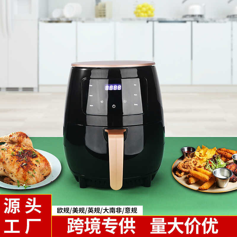 English Air Fryer 6L หม้อทอดไฟฟ้า 8L มัลติฟังก์ชั่ไก่ทอด Fries 110V220V เครื่องทอดในครัวเรือน