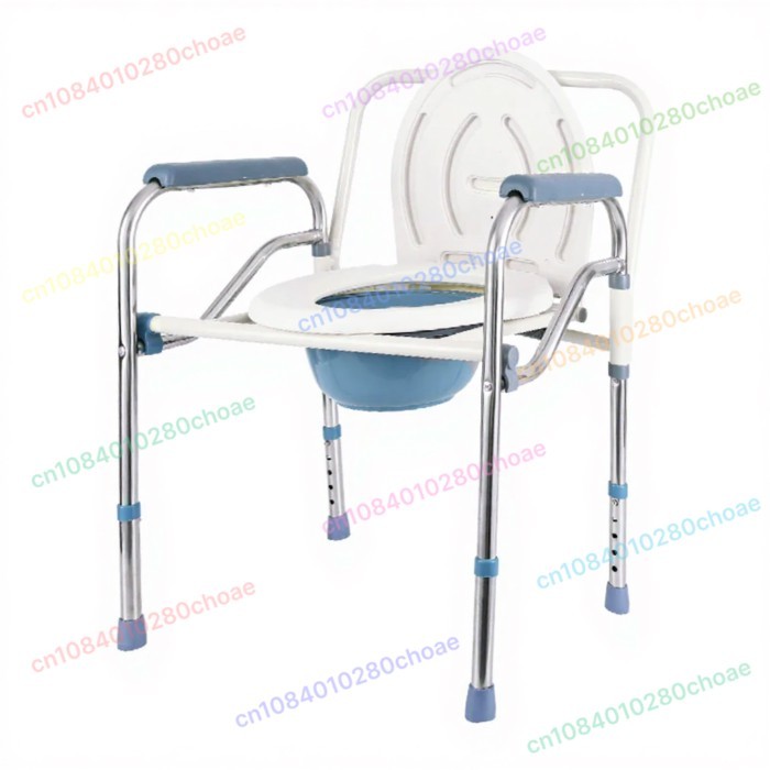Elderly household toilet removable chair toilet portable support bedside patient squatting stool