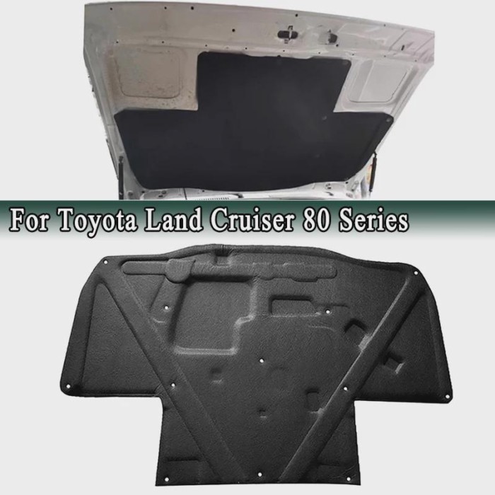 Insulation Pad for Toyota Land Cruiser 80 Series FJ FZJ HDJ HZJ FZJ80 HDJ80 LC80 1991-1997 Engine H