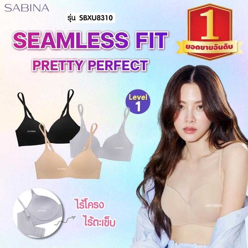 LIVE ** SABINA Invisible Wire ฟองบาง (ไม่มีโครง) ไร้ตะเข็บ รุ่น Pretty Perfect 8310 221