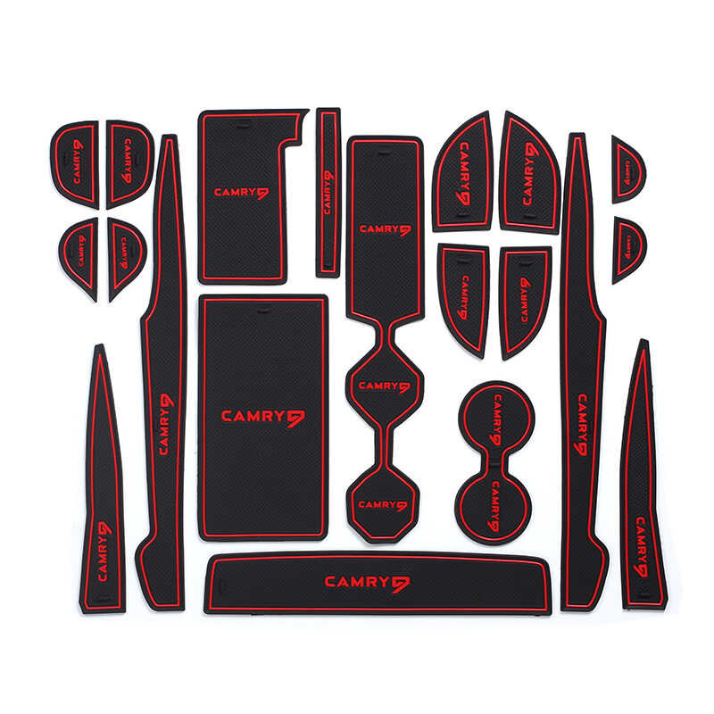 เหมาะสําหรับ 24 Toyota Ninth-Generation Camry ประตู Slot Mats ดัดแปลงภายใน Storage Slot Mats Anti-Sl