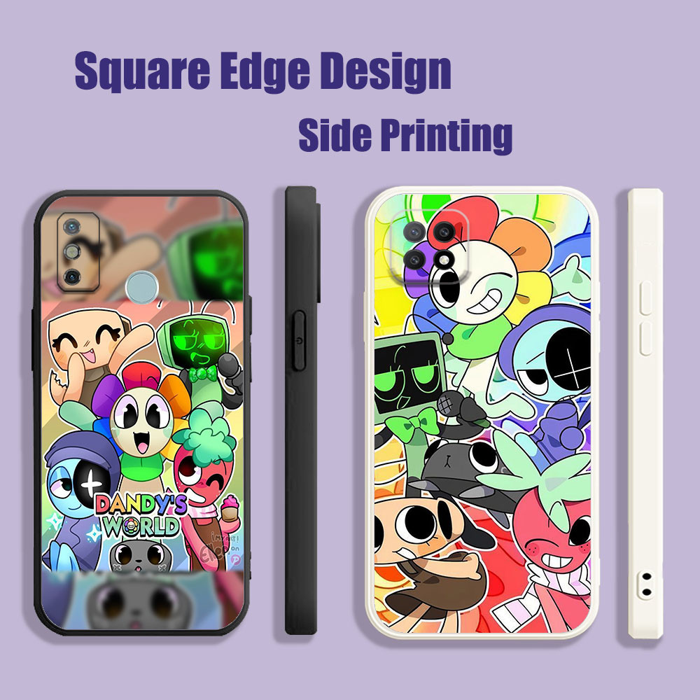 เคสสําหรับ iPhone 11 12 Pro Max 6 6s Plus SE Dandys World Plus น่ารัก Dandy HFV02 เคสโทรศัพท์ขอบสี่เหลี่ยม