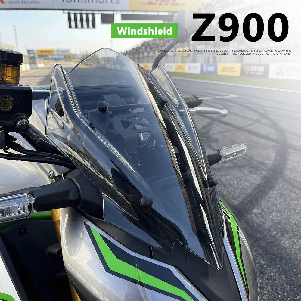 2026 2025 สําหรับ Kawasaki Z900 SE Z900SE Z 900 SE กระจกรถจักรยานยนต์ Deflectors Wind Shield ป้องกัน