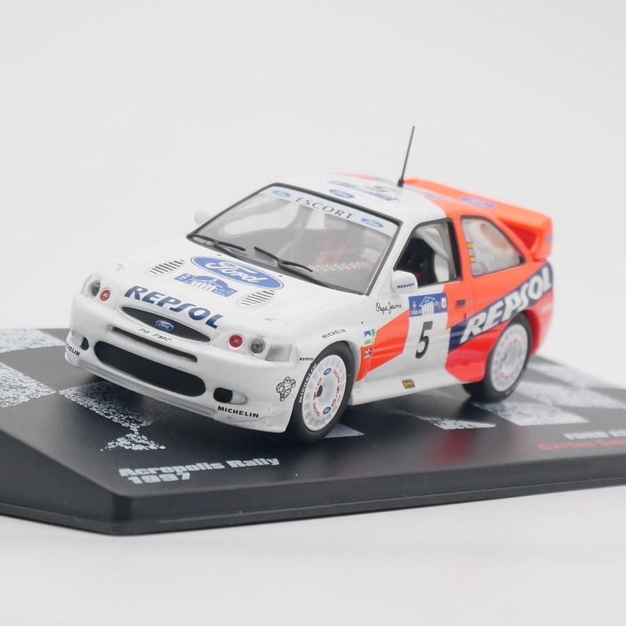 IXO 1: 43 Ford Escort WRC 1997 Ford Escort WRC โมเดลรถโลหะผสม Out of Print Model Out of Print Model 