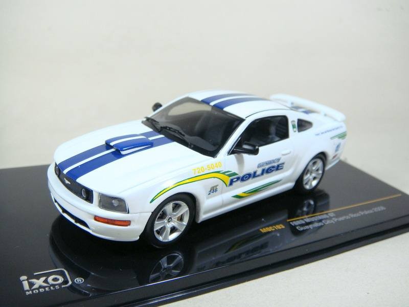 1: 43 IXO Ford * รถตํารวจ MUSTANG พิเศษสําหรับ * D MUSTANG GT 2006 Original Package Out of Print Mod