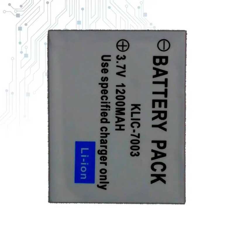 Battery for Kodak EasyShare V1003 V803 M380 M381 M420 MD81 Z950 Camera KLIC-7003 1200mAh