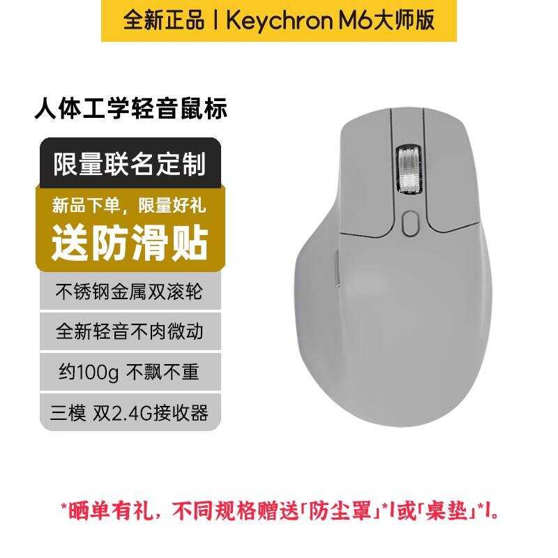 Keychron M6 Master Edition Mouse Chuangchuang INTOMAZE Co-Branded Wireless Ergonomics