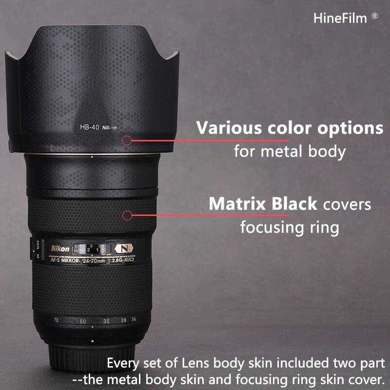 ▥ Nikkor ปกป้องตัวเครื่องป้องกันเลนส์24-70F2.8G/2470 F2.8สำหรับ Nikon Af-S 24-70 F/ 2.8G ED เลน
