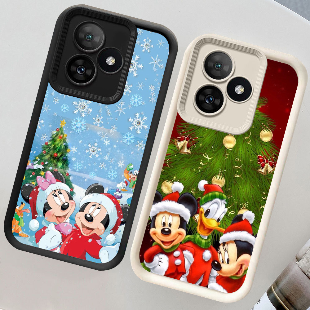 CH68 Mickey Christmas Soft Casing สําหรับ Realme C53 Note 50 60 C61 C51 เคสป้องกัน