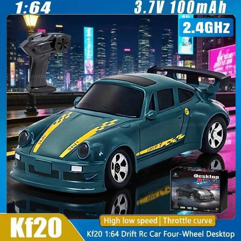 C Hot Toy Kf20 4Wd RC Drift Car 2.4Ghz Mini Remote Control Car 1:64 Scale Desop Toys Gifts For Kids