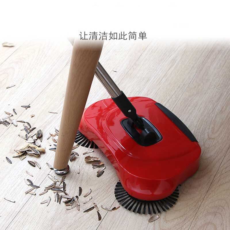 ขายพิเศษ Mopping Sweeping Two-in-One Sweeper ในครัวเรือน Lazy Sweeper Hand-Push เครื่องดูดฝุ่น Sweep
