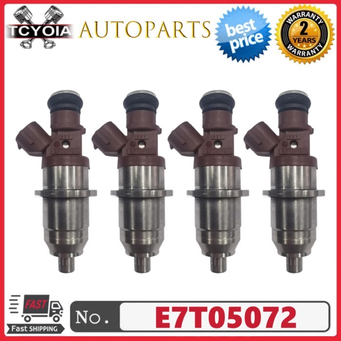4pcs/lot Fuel Injectors E7T05072 MR560553 1465A005 DIM1100G For Mitsubishi Pajero IO H67W H77W 4G93