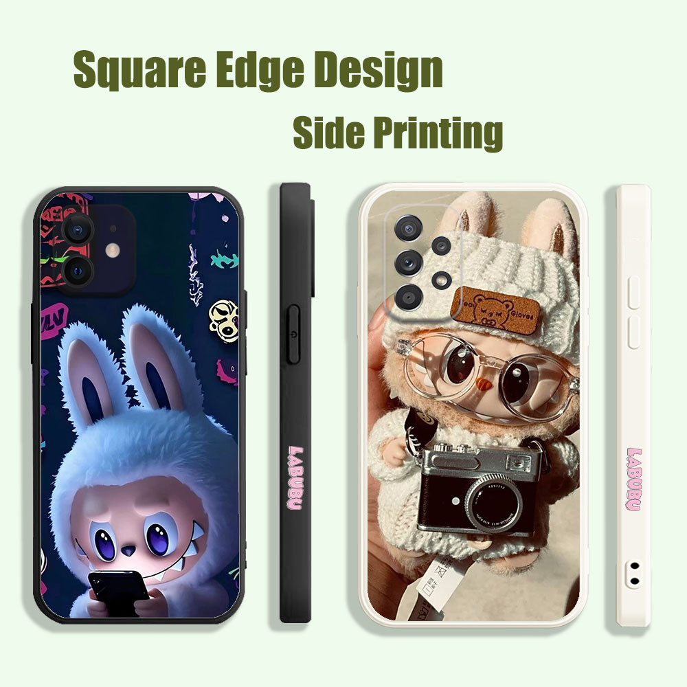 ปลอกสําหรับ OPPO Reno5 Z OPPO A94 A8 A31 A5 2020 A1K A7X A52/A72/A92Labubu แฟชั่นโปสเตอร์ XWC88 เคสโ