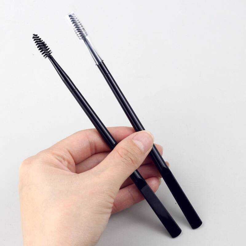 Janes w115 Double-Headed Eyebrow Wax Brush ผงขุดครีม แปรงคิ้ว Bendable Spiral Eyebrow Brush แปรงขนตา