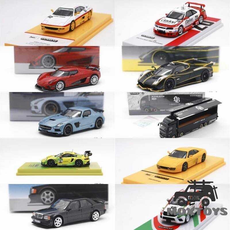 C C Tar Wor 1:64 Hi F355 Challenge Regera Huayra R Fuso Er Great Lb-Truc Black 348 EVO Diecast Mode