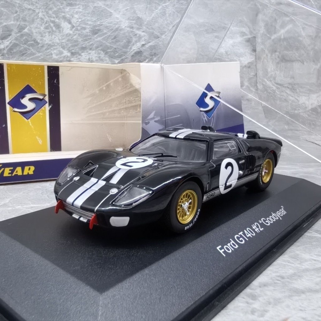 SOLIDO 1/43 Ford GT40 #2 Goodyear Goodyear Racing Model Alloy Static Jewelry Out of Print Model