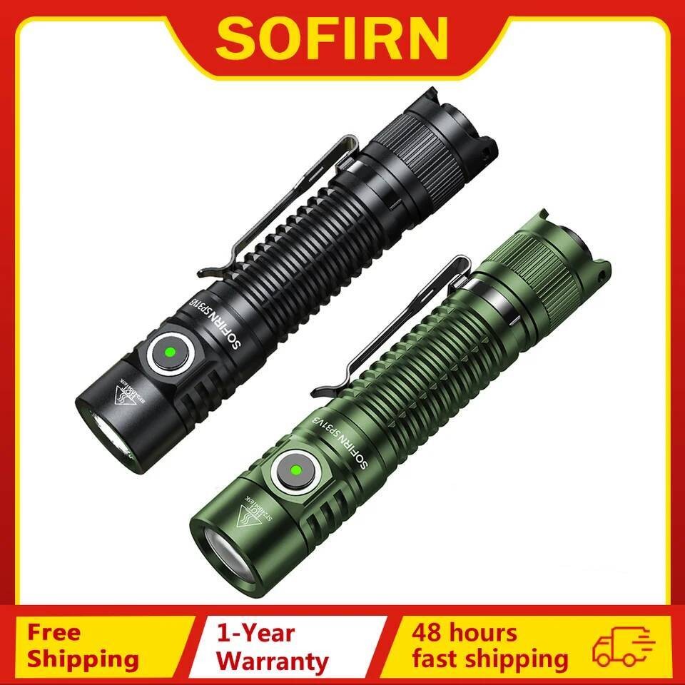 Sofirn SP31 V3.0 ไฟฉายLED 2000ลumen ชาร์จUSB-C มีสวิตช์คู่