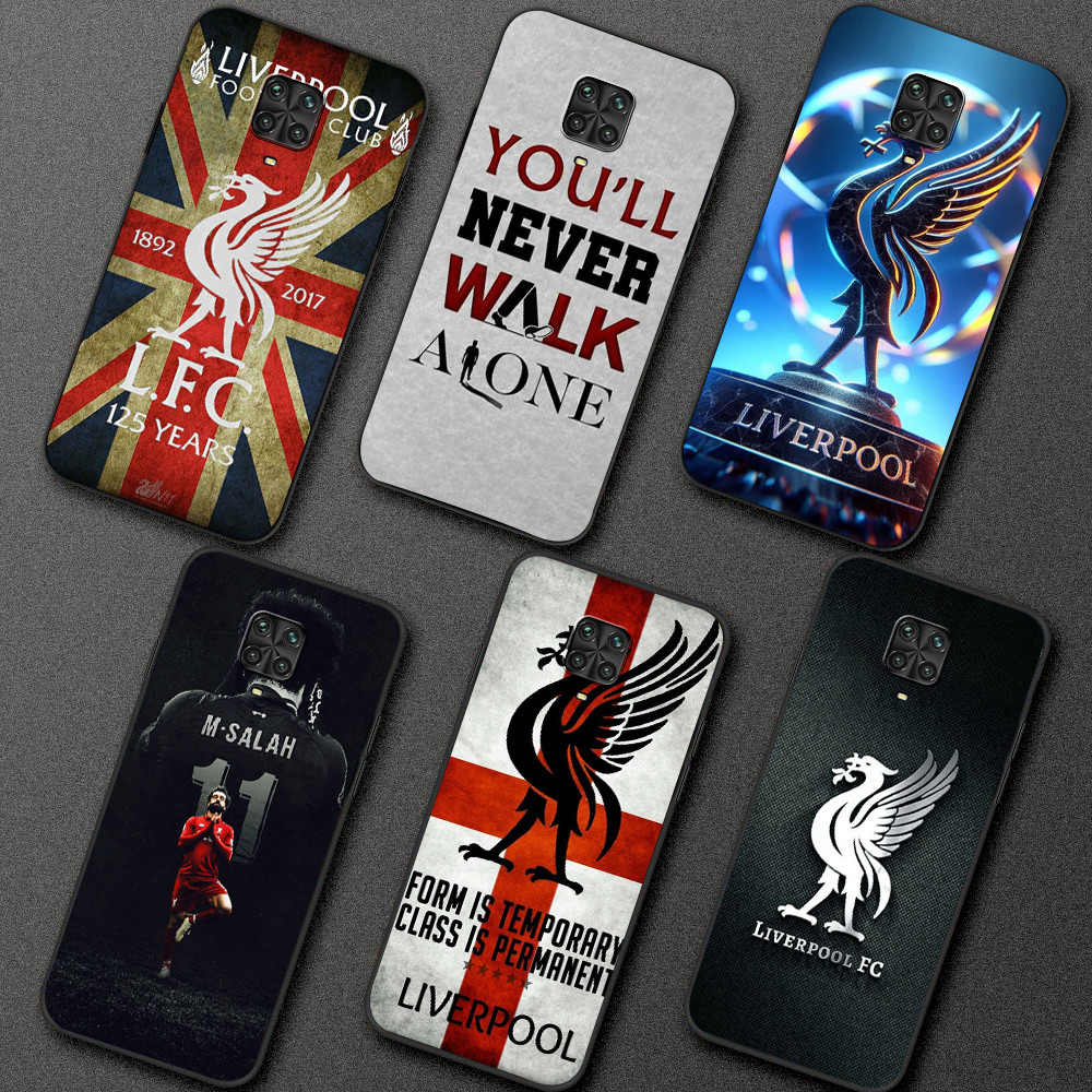 Xiaomi Redmi Note 8 9S 9T 10 Lite 9 Poco M2 Pro Max SX27 Liverpool เคสโทรศัพท์สีดําแบบนุ่มเคสป้องกัน
