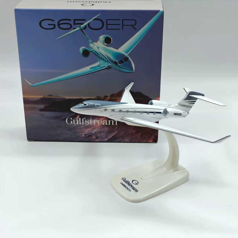 Gulfstream GLFSTREA G650ER N650GD เครื่องบินธุรกิจโลหะผสมเครื่องบินรุ่น 16 ซม.