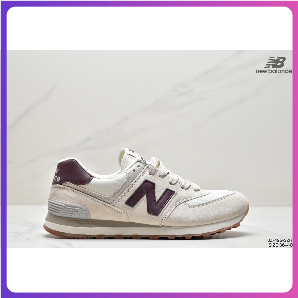 New Balance ML574 รองเท้าผ้าใบClassic Retro สไตล์ลำลอง ออกแบบมาให้มีความทนทานและสวมใส่ง่าย