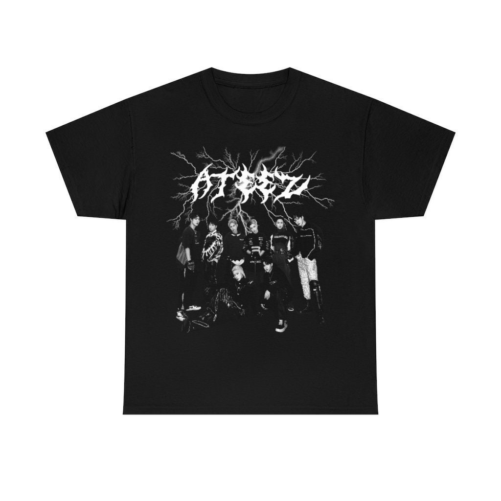 T-Shirt  เสื้อยืด ผ้าฝ้าย พิมพ์ลาย Ateez สําหรับผู้ชาย และผู้หญิง
 S-5XL S-5XL