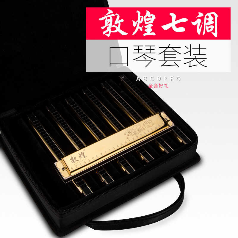 ชุด Harmonica 24 หลุม 7 เพลง Polyphonic C Tunes พิเศษ Tunes ชุด Harmonica ผู้ใหญ่เด็กเริ่มต้นประสิทธ