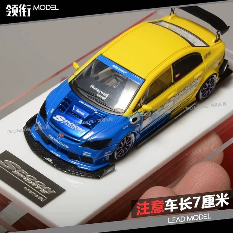 |ช้อนกีฬา Civic Type R FD2 ONE MODEL 1/64 本田车模型