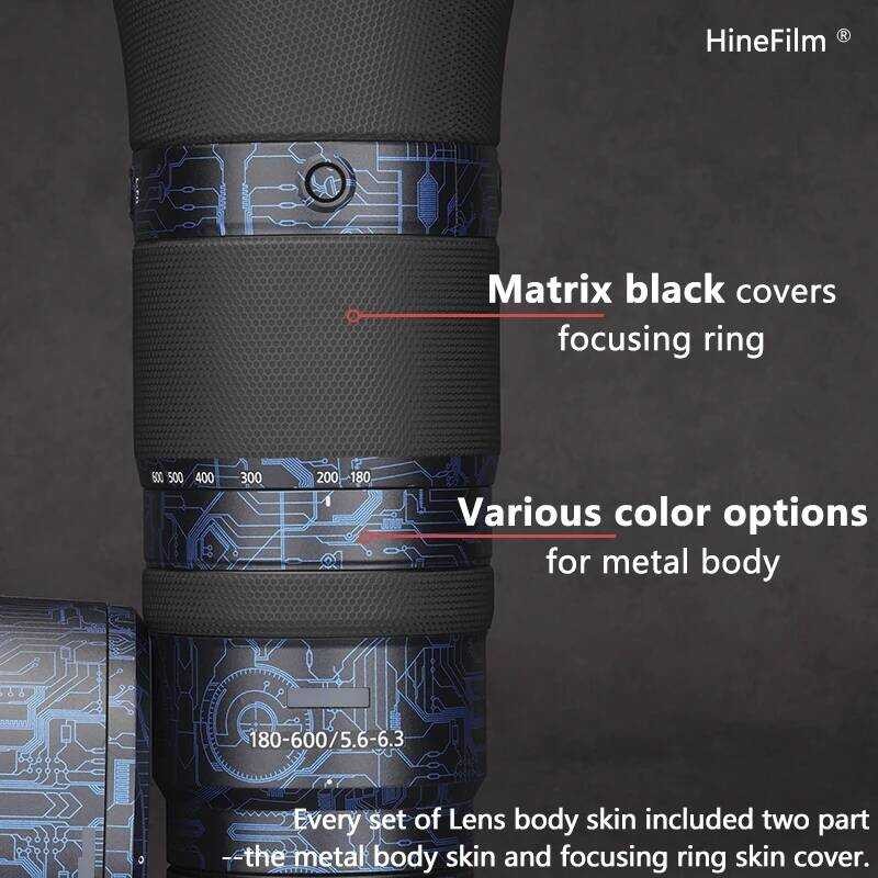 ▥ Hinefilm ผิวสําหรับ Nikkor Z180-600 เลนส์รูปลอกผิวสําหรับ Nikon Z 180-600 มม.F5.6-6.3 VR เลนส