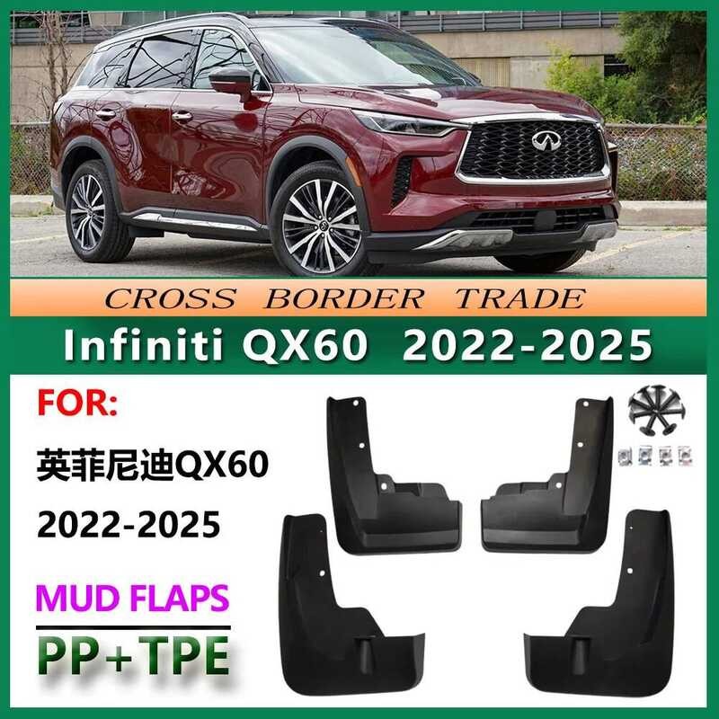 สําหรับ 2022-25 Infiniti qx60 ยางหน้าและหลัง mudgrd
