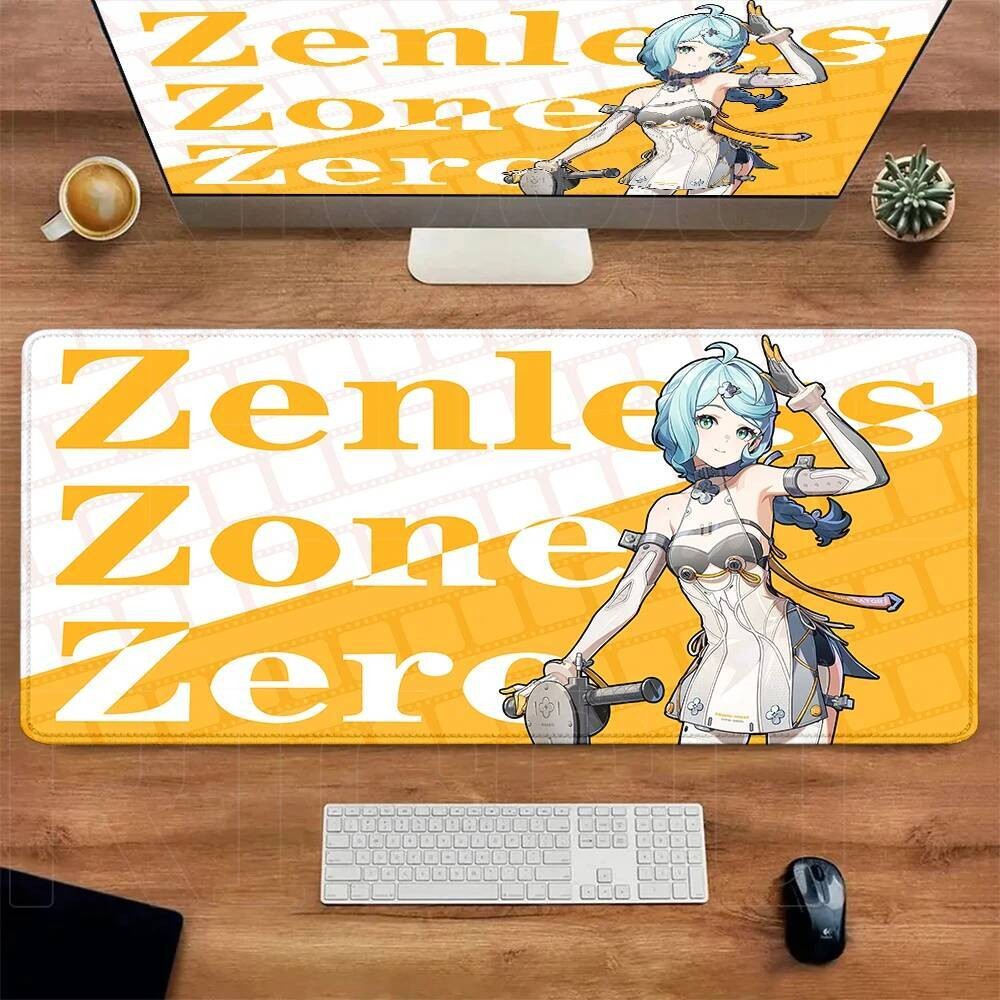 ZZZ Gaming Jane Mouse Pad Evelyn Yuzuha Anby Ellen Zenless Zone Zero คีย์บอร์ดโต๊ะขยายเสื่อ XXL อะนิ